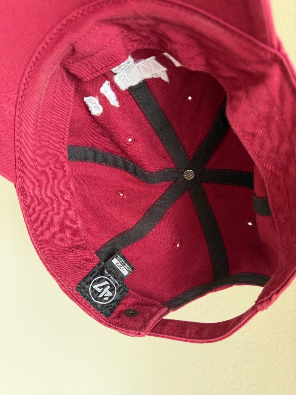 Brown University Embroidered Baseball Cap - Burgundy Red - Picture 5 of 5